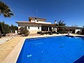 Detached villa in Pinoso with a guest annex and pool in Alicante Property